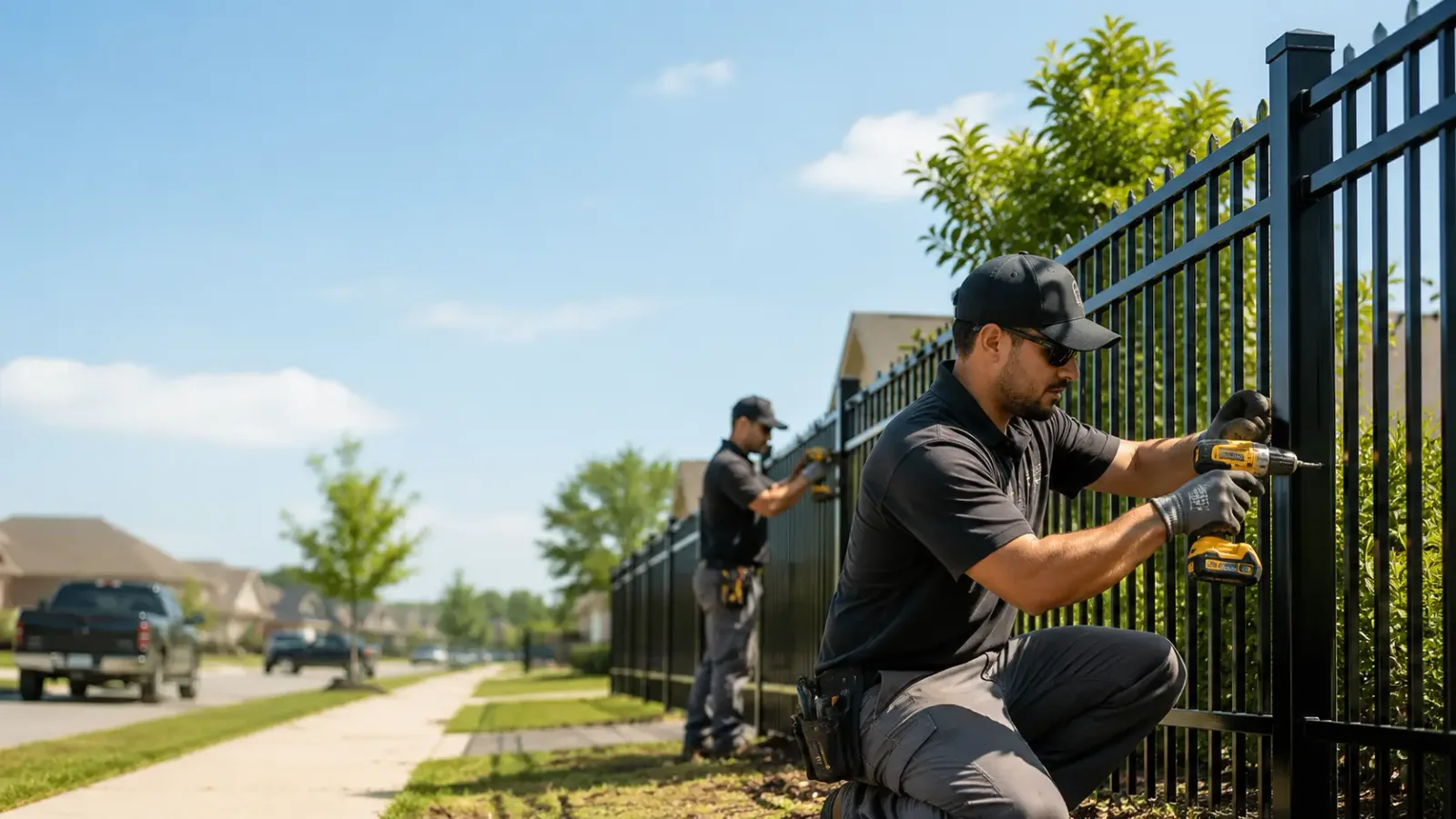 Metal Fence Installation in Leroy, TX